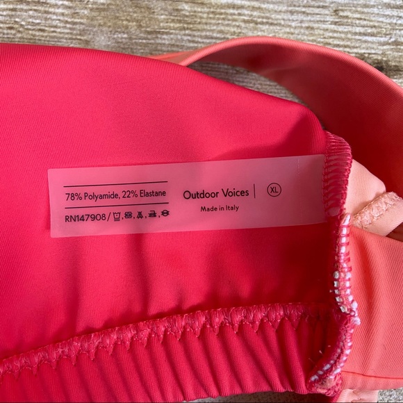 Outdoor Voices Dive Back Cutout Bikini Swim Top - Picture 5 of 6